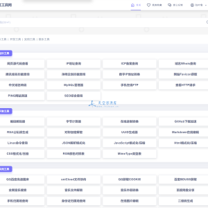 最新版彩虹工具网源码发布 全新界面 支持插件扩展 运营级