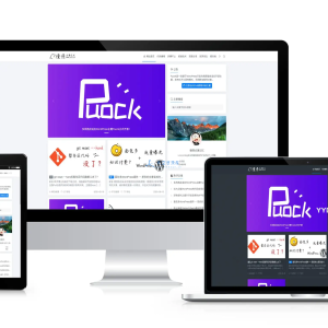 Puock v2.8.4 基于WordPress开发的高颜值的自适应主题 支持白天与黑夜模式